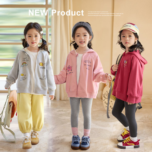小O宝Okids童装女宝宝卫衣外套