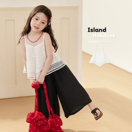 小O宝Okids童装女宝宝夏季吊带