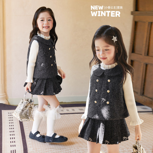 小O宝OKids童装女宝宝小香风套装