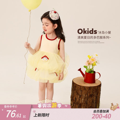 小O宝童装女宝宝连衣裙卡通甜美