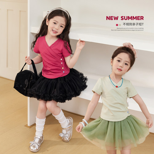 小O宝Okids童装女宝宝夏季T恤