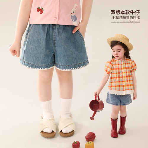 小O宝童装女宝宝短裤时髦