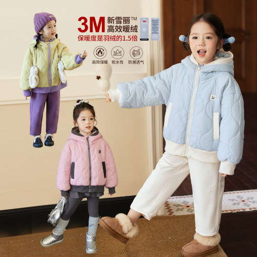小O宝Okids童装女宝宝棉服