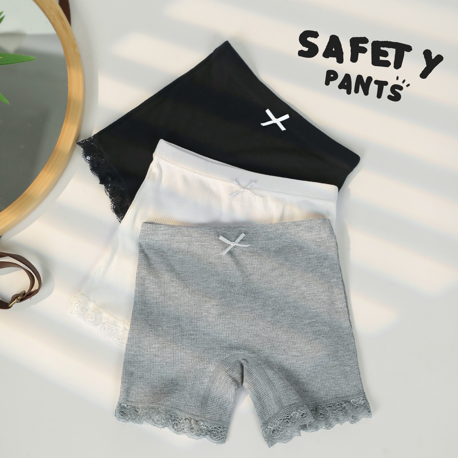 陈大猪小O宝 宝宝安全裤女夏季轻薄短裤2024新款婴儿防走光裤子