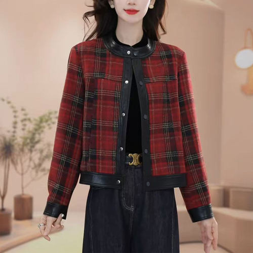 时尚小香风宽松休闲夹克上衣女士