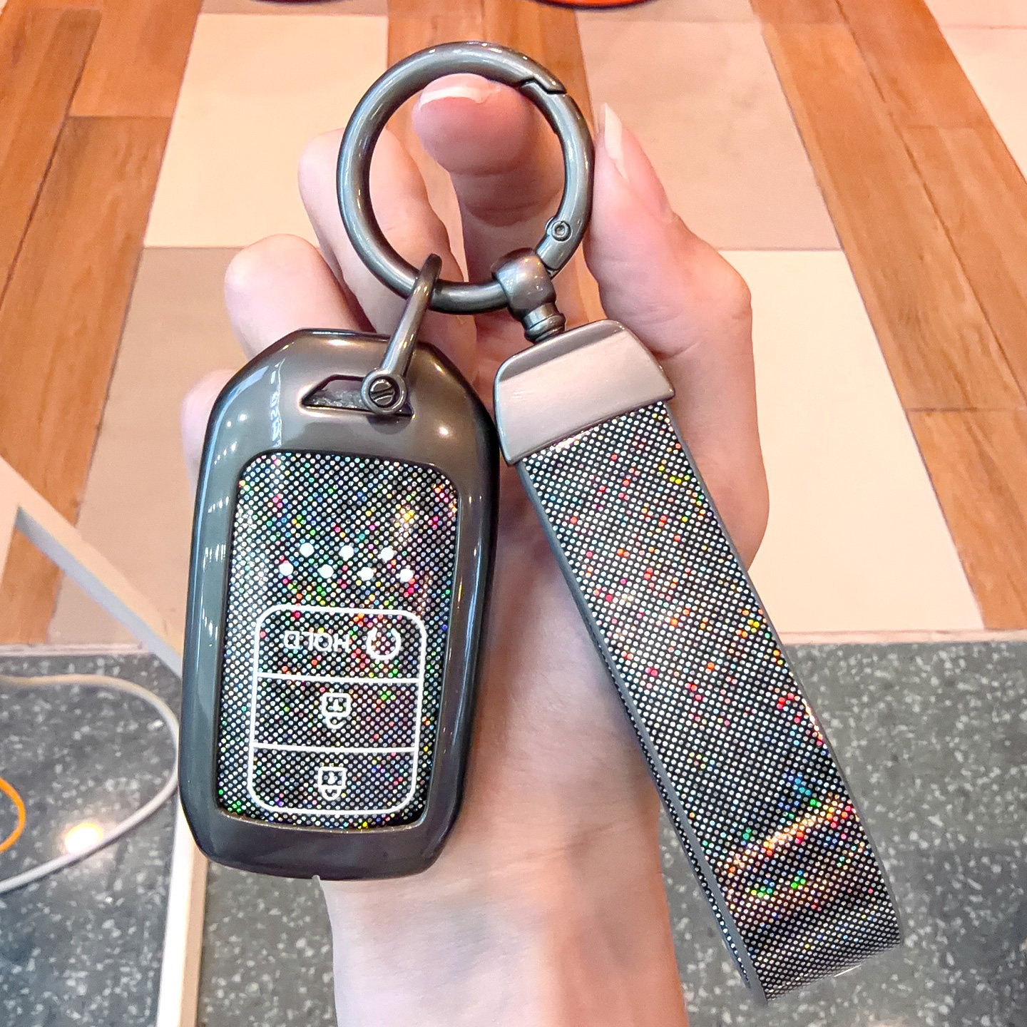 本田钥匙套11代思域十代雅阁冠道xrv车crv缤智皓影凌派金属壳包扣