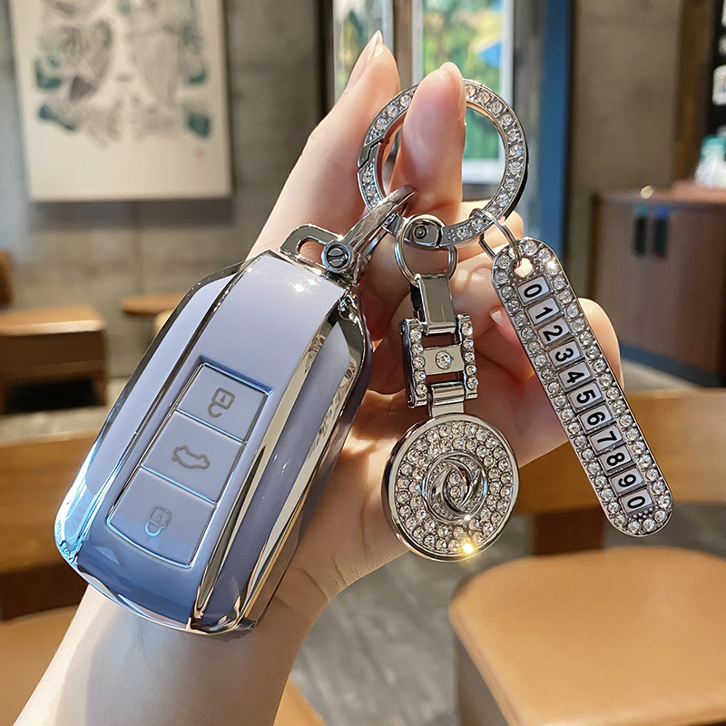 东风系列汽车钥匙套带标钻牌