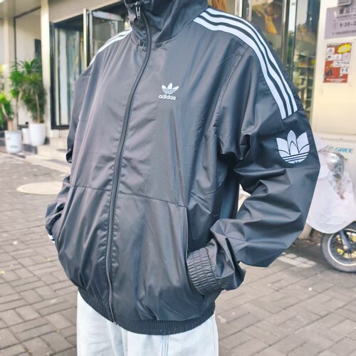阿迪达斯三叶草男女款休闲运动防风外套GN3535JM2716