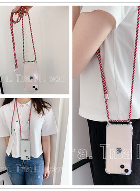 孔孝真同款斜跨S15pro适用VIVO手机壳S9e防摔X60Pro透明X80软壳挂绳X7PRO+斜背S5便携保护套解放双手S12背带