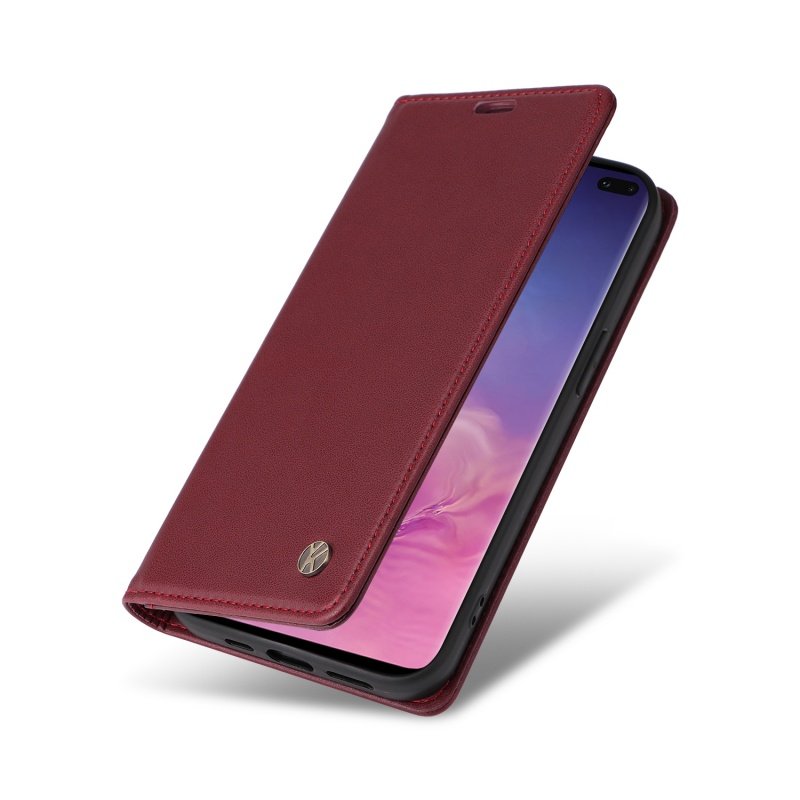 高档仿真皮三星S25ULTRA手机壳S24FE翻盖插卡适用SamsungS23Plus钱包S21皮套S20防摔S10男女S9保护套S8商务S7