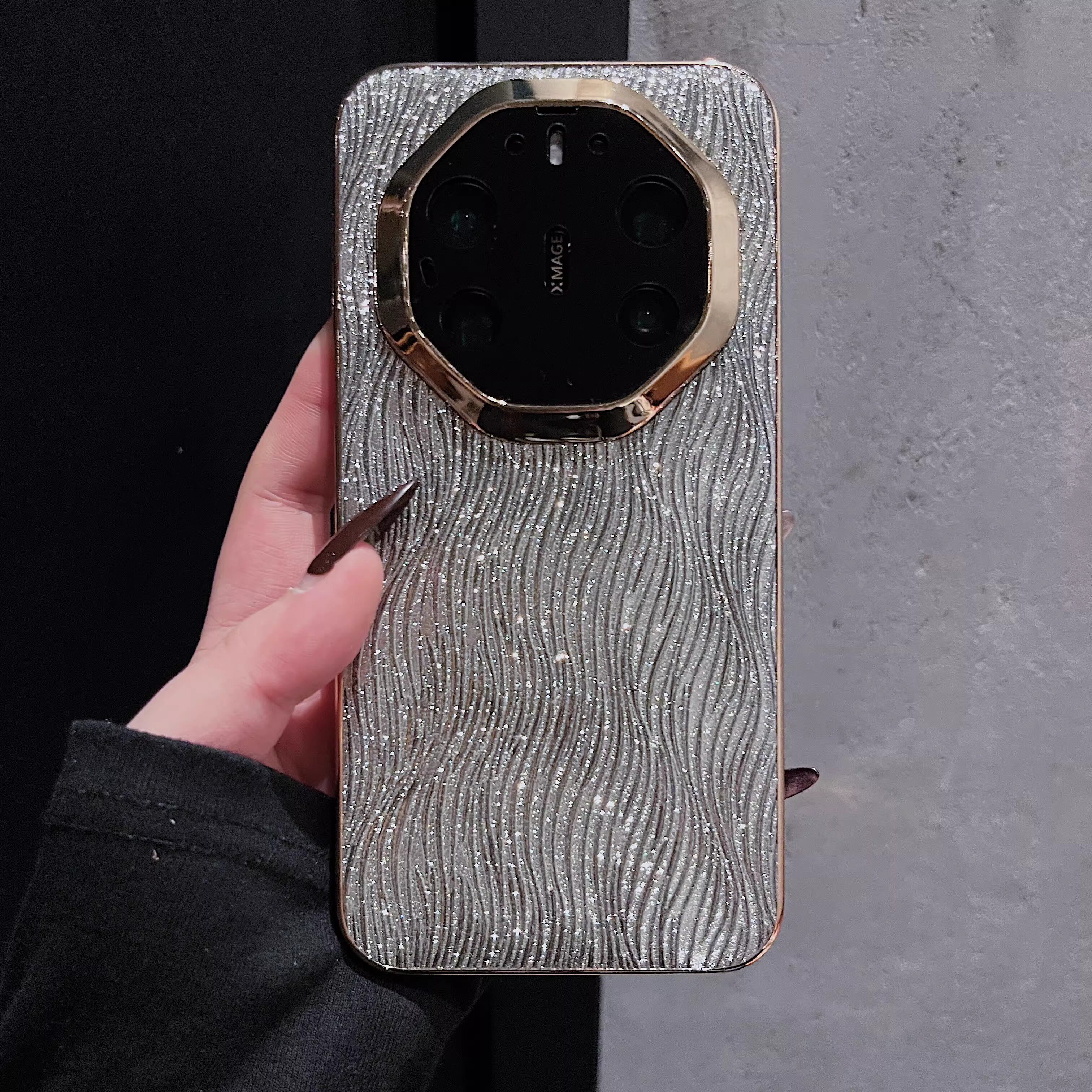 适用于华为mate80rs非凡大师手机壳奢华女款网红闪粉闪钻轻奢高端ins风70rs镜头全包防摔保护套超薄新款60rs