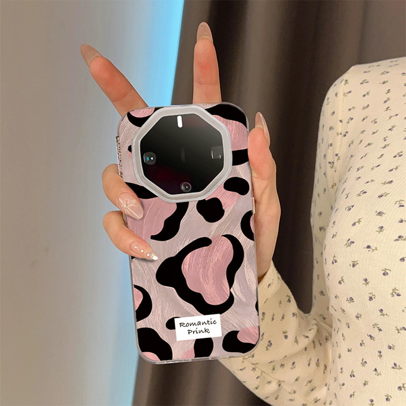 适用华为mate60rs非凡大师手机壳新款粉色甜酷豹纹小清新女款70rs保时捷保护套防摔全包高档羽纱40硬壳超薄潮
