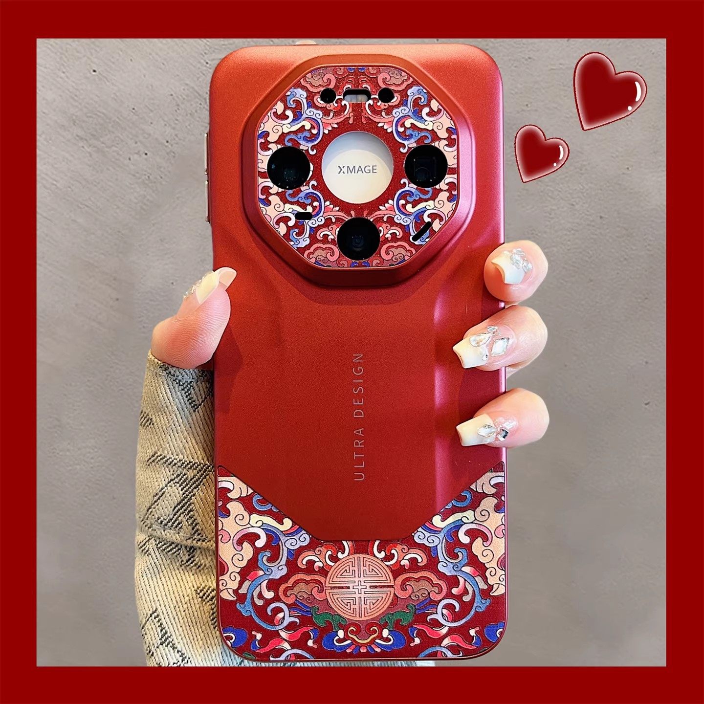 适用于华为mate80rs非凡大师手机壳中国风国潮新款2026马年红色新年款镜头全包防摔外壳70rs60保时捷超薄外壳