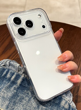 2025新款适用苹果17promax全包透明手机壳iPhone17pro硅胶软壳17壳16/15/14/13苹果17保护套ip17男女网红简约