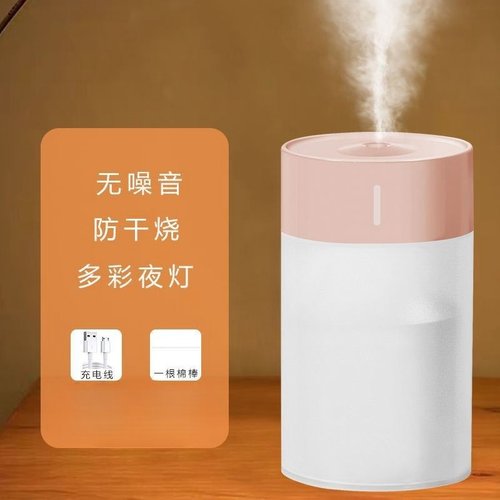 加湿器小型usb便携式2023新款办公室桌面家用卧室学生宿舍静音迷你简易空气孕妇婴儿车载香薰精油喷雾高颜值