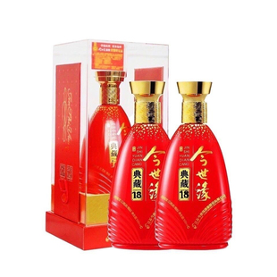 今世缘典藏18 整箱52度500ml*6瓶纯粮白酒浓香型喜宴