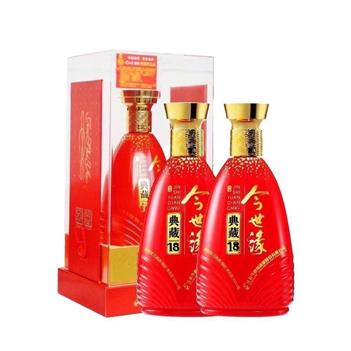 今世缘典藏18 整箱52度500ml*6瓶纯粮白酒浓香型喜宴