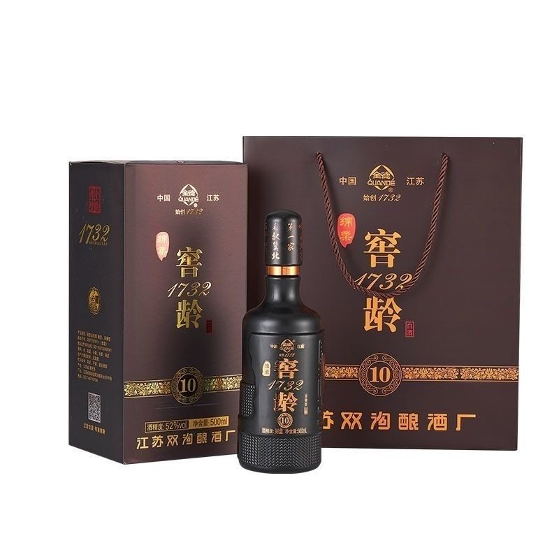 江苏双沟酿酒厂浓香型全德纯粮白酒52度/42度窖龄10年整箱