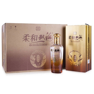 柔和双沟金42度450ml*6整箱装浓香型纯粮食高粱大曲白酒婚宴满月