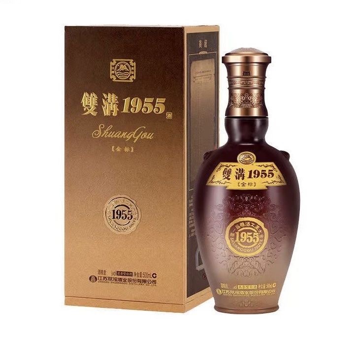 双沟1955金标500ml*6瓶一整箱42度国产浓香型酒老牌子纯粮食酒