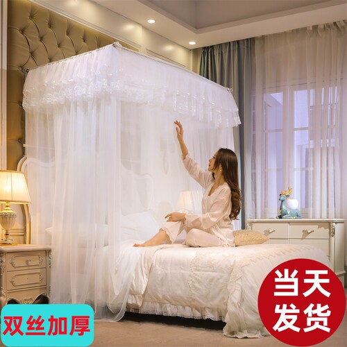 2022年加粗不锈钢蚊帐单开门