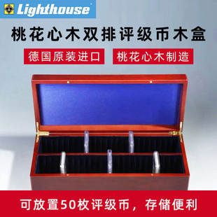 德国灯塔猪鼠年生肖泰山袁大头古钱银元 纪念币评级钱币收纳收藏盒