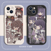 13新款 原神16苹果17air 14promax12万叶mini散兵雷神11pro钟离xr网红小羊皮套14 Q版 iphone15promax手机壳男士