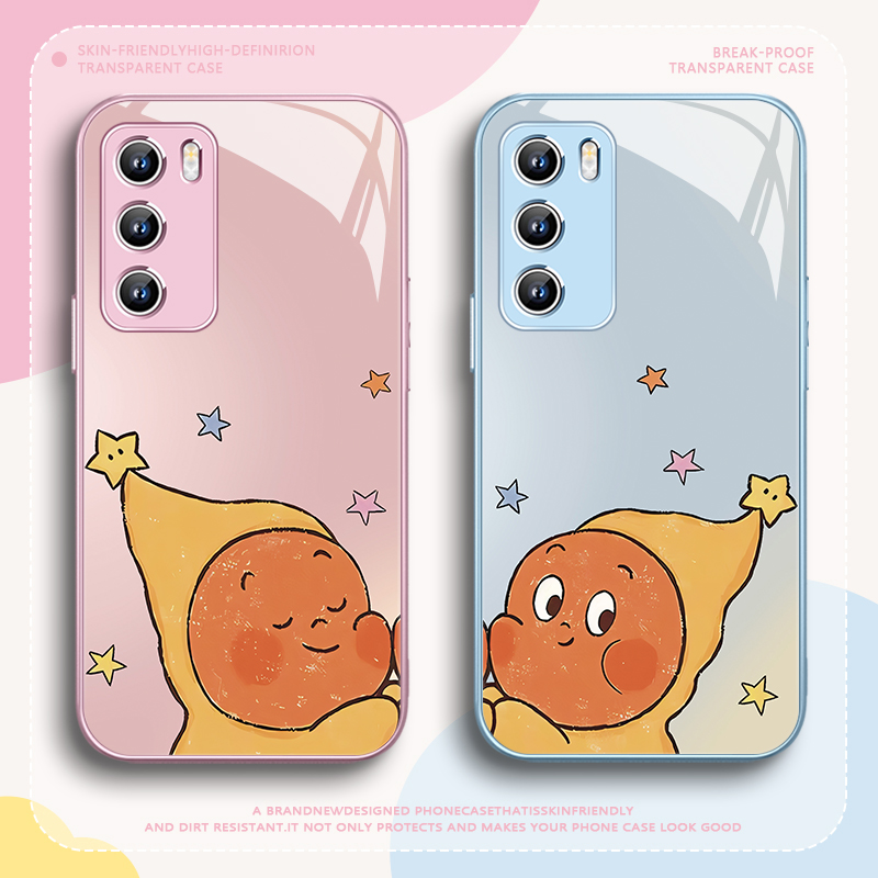 星星人情侣新款卡通可爱手机壳