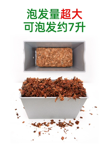 Орхидея почва Специальное кокосовое кокосовое кокосовое питание для домохозяйства питание почвы питательное фалаенопсис Универсальный опреснительный кокосовый кокосовый кирпич.