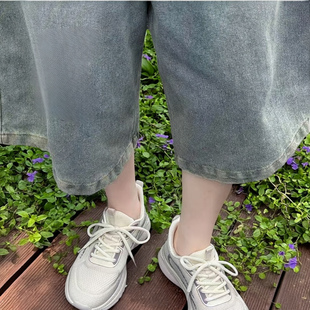 REDCORAL红珊瑚女鞋2025夏季新款轻便飞织鞋女士运动百搭休闲鞋