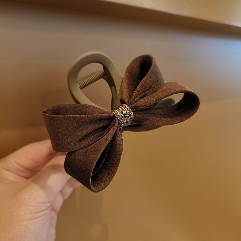 抓夹布艺复古韩国新款鲨鱼夹