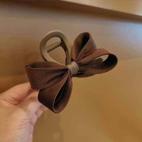 抓夹布艺复古韩国新款鲨鱼夹