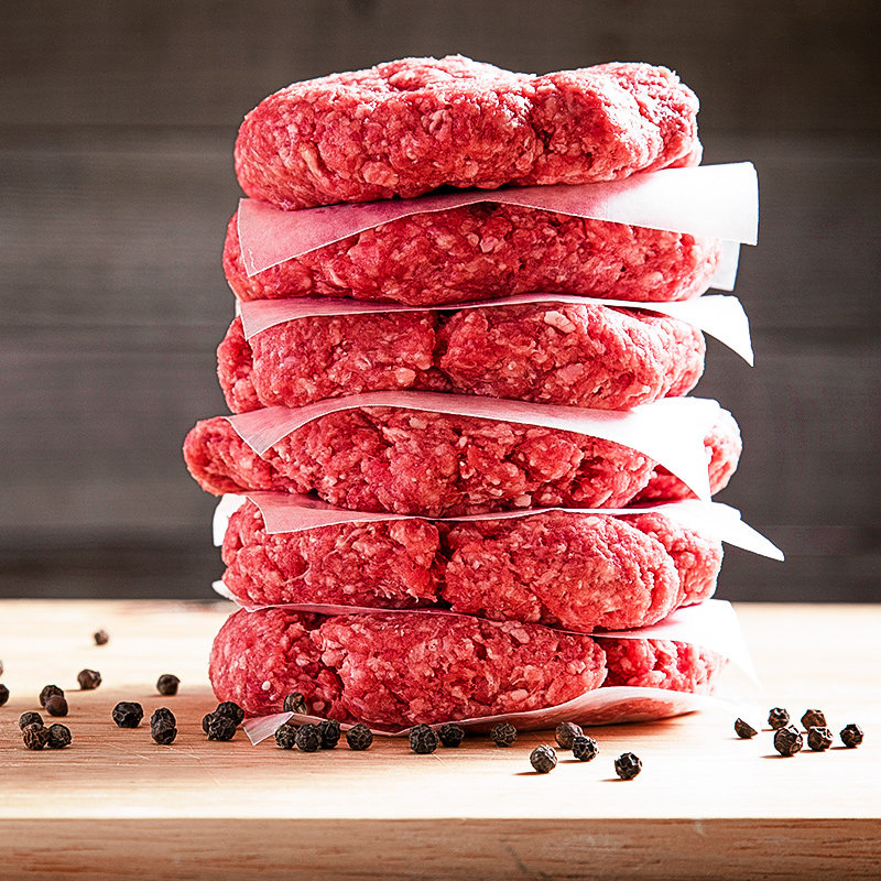 【李佳吉诚品】新西兰和牛肉饼100g*15片原味牛肉饼 未调味腌制