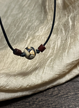 木质锁骨链｜独家设计极简小众紫竹根原创项链吊坠个性情侣礼物