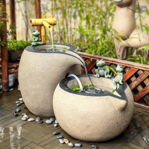 创意流水摆件汉韵堂造景