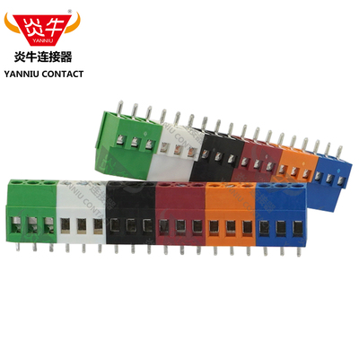 YN129炎牛5.0mm彩色PCB接线端子