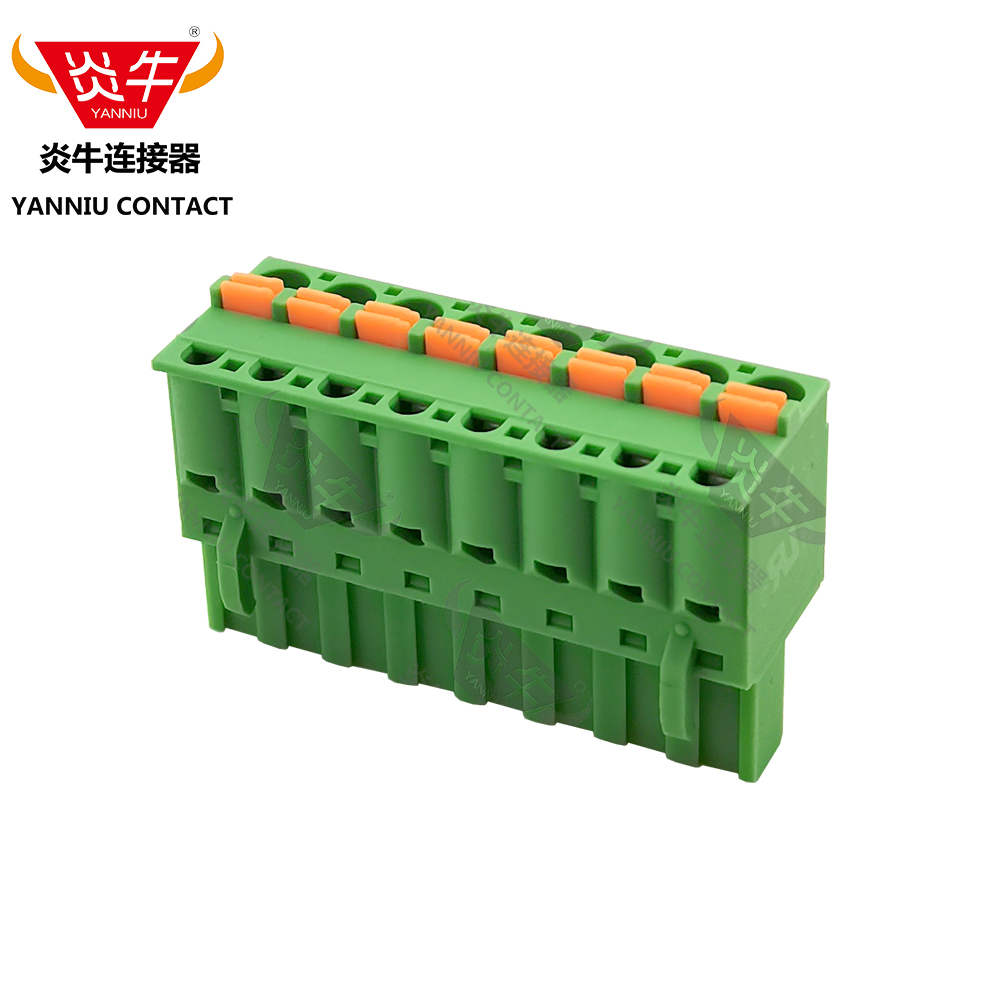 5.0mm凤凰弹簧插拔式接线端子