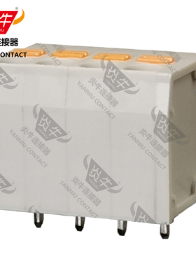 YN239/KF239/739-302炎牛PCB接线端子5.08mm弹簧式按钮凤凰端子