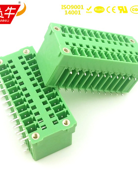 3.5mm凤凰双层插拔式PCB接线端子15EDGRHM/KF2EDGRHM/MCD1.5-G1F