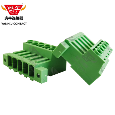 7.62mm凤凰插拔式pcb接线端子台