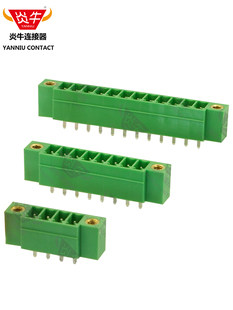 3.81mm炎牛PCB接线端子针座15EDGVM KF2EDGVM MCV1.5 ECH381VM