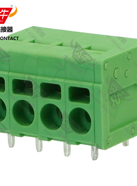 绿色YN271R/DG/KF205R/SPT1.5炎牛PCB接线端子3.5mm弹簧凤凰端子