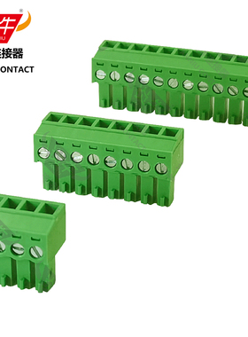 绿色YN15EDGK/KF2EDGK/EC381V/MC1.5-ST炎牛PCB接线端子3.81mm