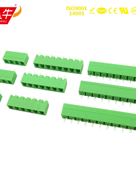 5.08mm凤凰插拔式PCB接线端子15EDGVC/KF2EDG15V/MCV1.5-G连接器