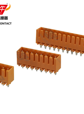 YN2EDGJVC/KF/SL3.5炎牛PCB接线端子3.5mm魏德米勒橙色橘黄公针座