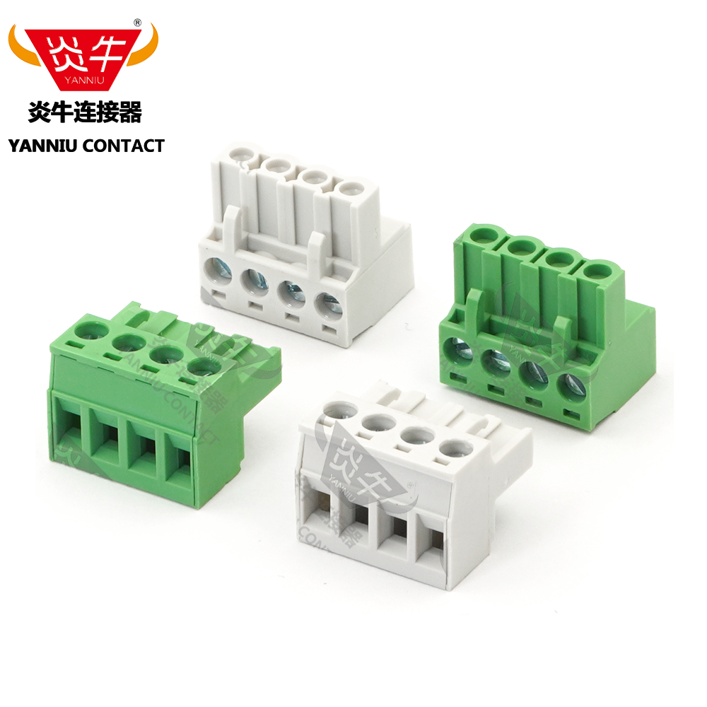 5.0mm插拔式pcb接线端子