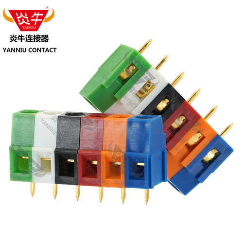 镀金5.08mm炎牛PCB接线端子YN500
