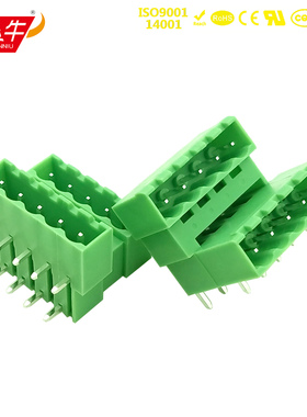 5.0mm插拔式PCB接线端子排KF2EDGRTC/MDSTBA2.5-G凤凰端子接插件