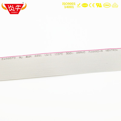 1.27mm正凌Nextron牛角插座26P灰排28AWG线7股0.127镀锡铜丝2651