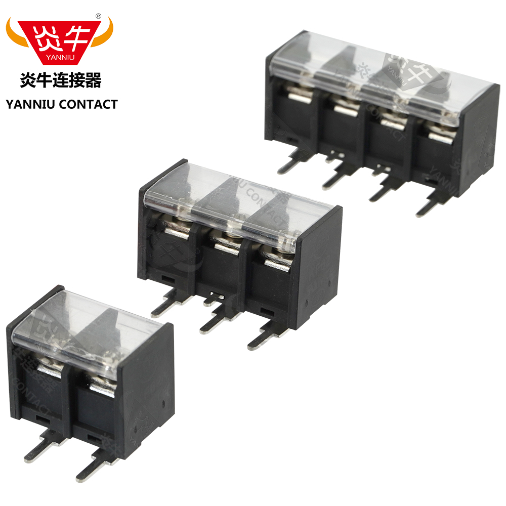 炎牛栅栏式PCB接线端子